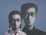 Zhang Xiaogang Bloodline painting